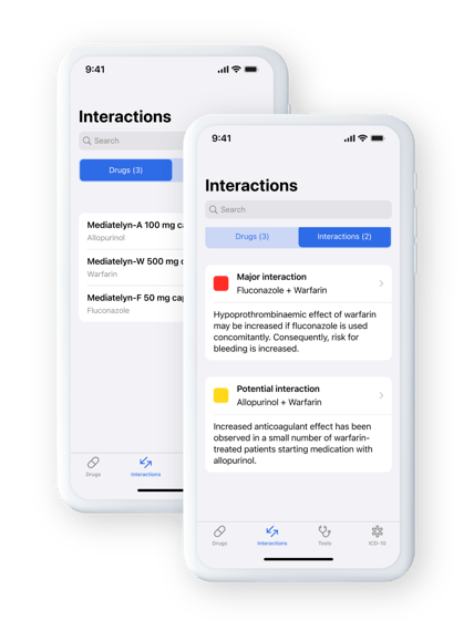 Interaction checker mockup